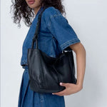 The Sak Los Feliz Medium Tote - Leather - Black