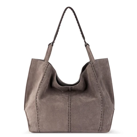 The Sak Los Feliz Large Tote - Leather - Mushroom Suede