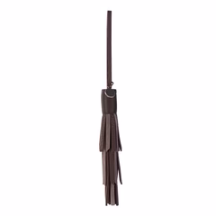 The Sak Cypress Tassel Dangle - Leather - Mushroom